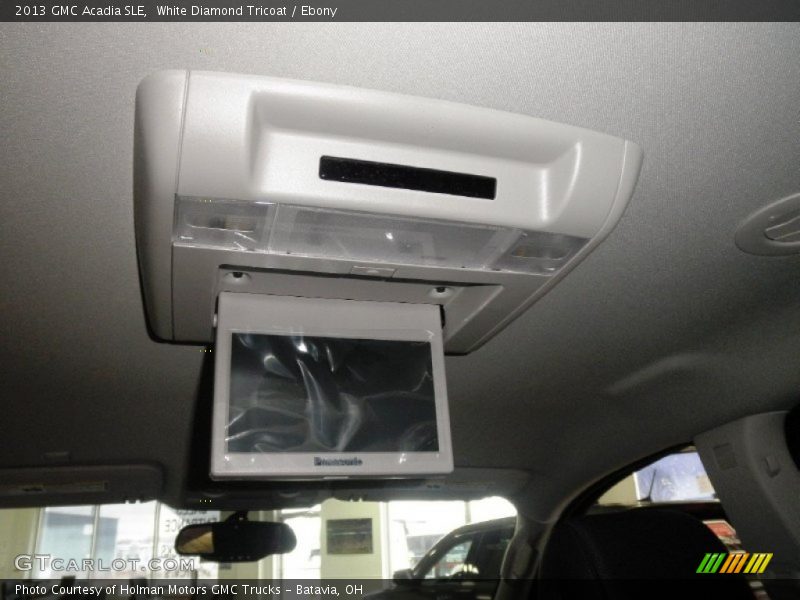 White Diamond Tricoat / Ebony 2013 GMC Acadia SLE