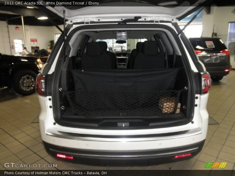 White Diamond Tricoat / Ebony 2013 GMC Acadia SLE