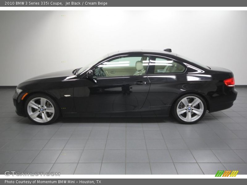 Jet Black / Cream Beige 2010 BMW 3 Series 335i Coupe