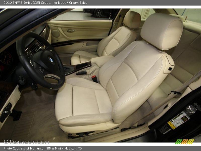 Jet Black / Cream Beige 2010 BMW 3 Series 335i Coupe