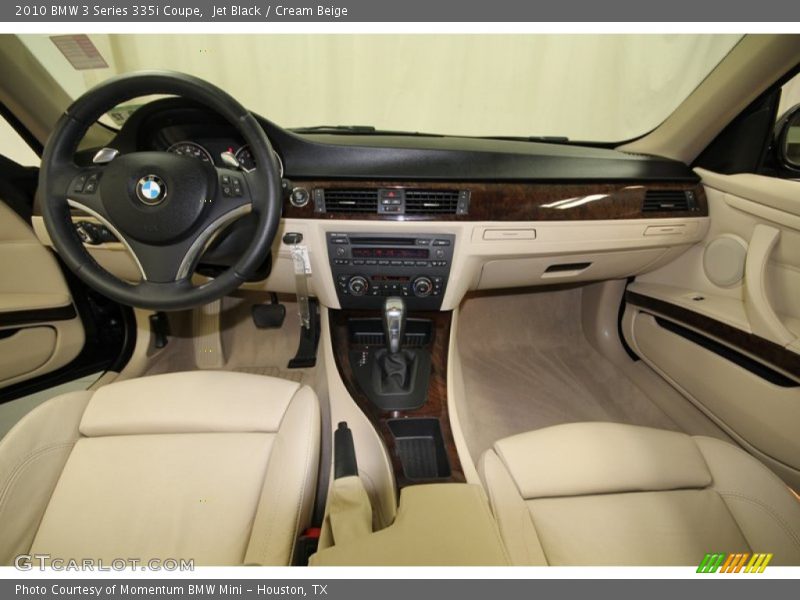 Jet Black / Cream Beige 2010 BMW 3 Series 335i Coupe