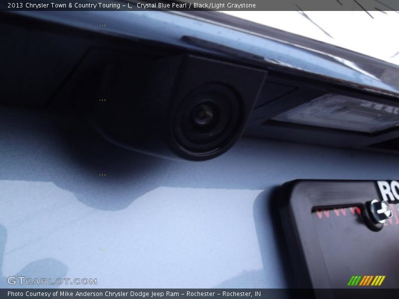 Crystal Blue Pearl / Black/Light Graystone 2013 Chrysler Town & Country Touring - L