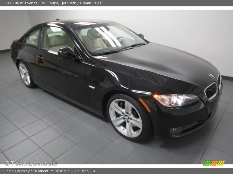 Jet Black / Cream Beige 2010 BMW 3 Series 335i Coupe