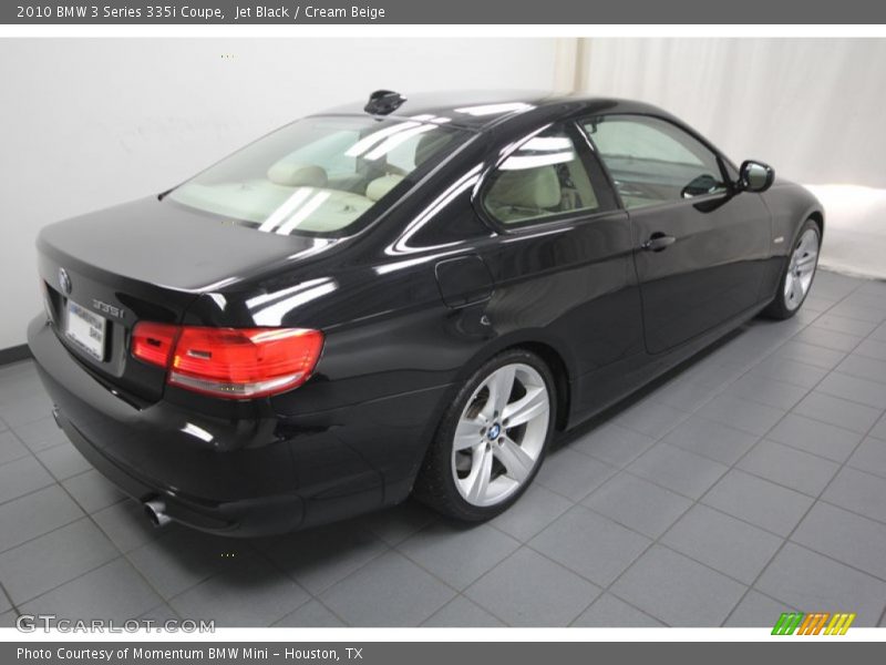 Jet Black / Cream Beige 2010 BMW 3 Series 335i Coupe
