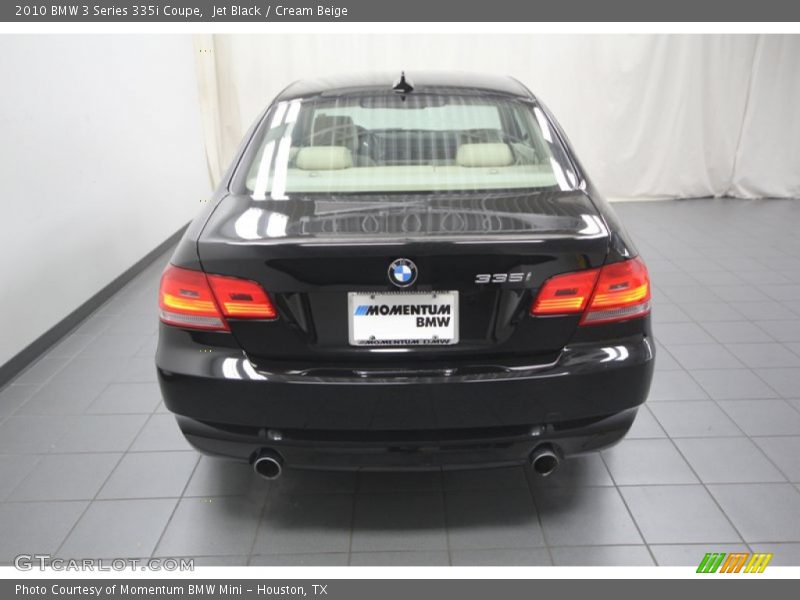 Jet Black / Cream Beige 2010 BMW 3 Series 335i Coupe