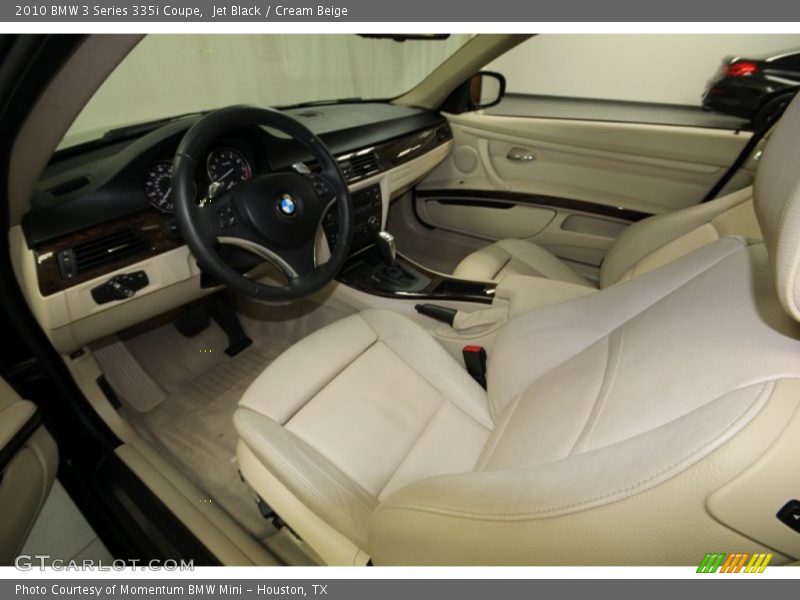 Jet Black / Cream Beige 2010 BMW 3 Series 335i Coupe