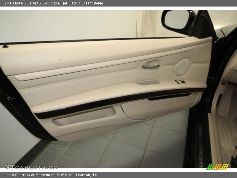 Jet Black / Cream Beige 2010 BMW 3 Series 335i Coupe