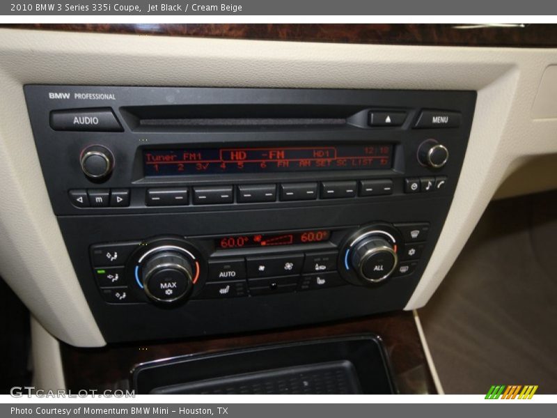 Jet Black / Cream Beige 2010 BMW 3 Series 335i Coupe