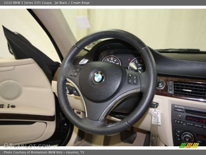 Jet Black / Cream Beige 2010 BMW 3 Series 335i Coupe