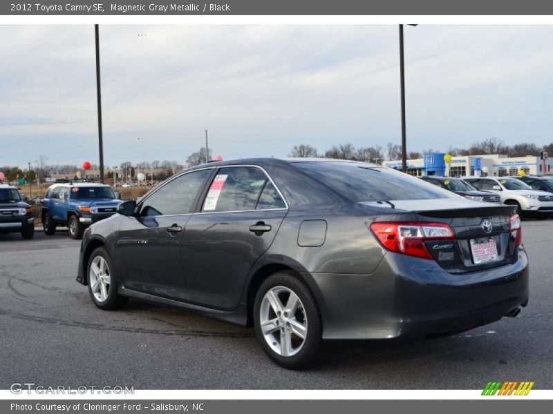 Magnetic Gray Metallic / Black 2012 Toyota Camry SE