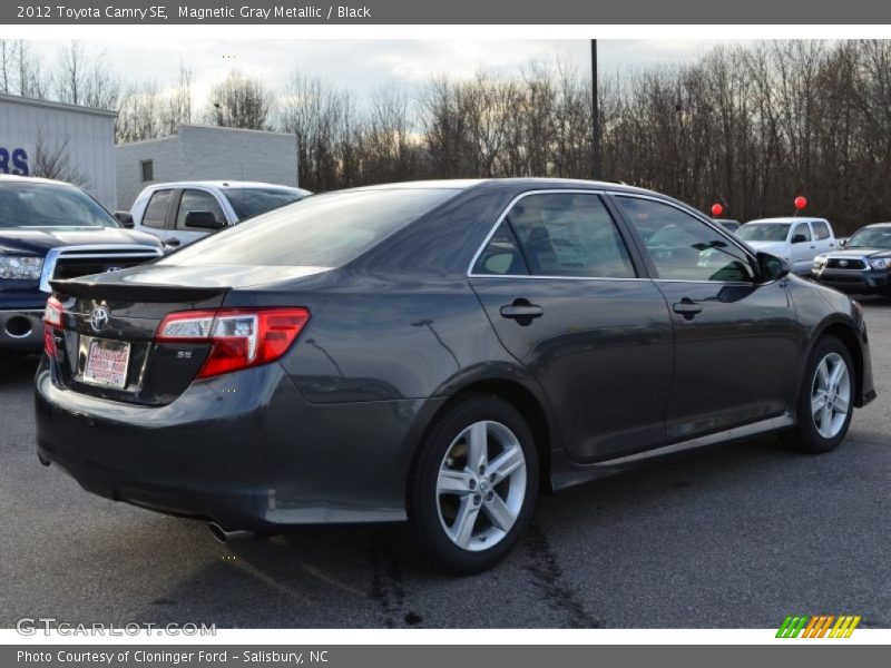 Magnetic Gray Metallic / Black 2012 Toyota Camry SE