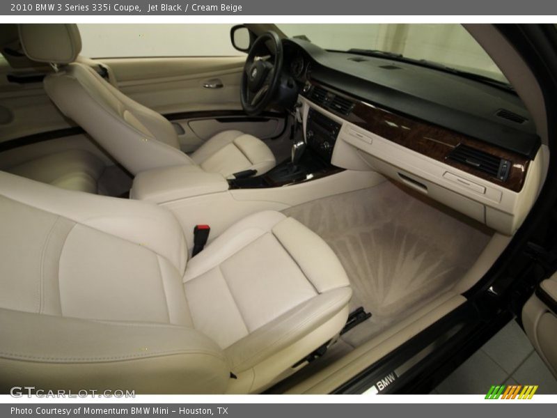 Jet Black / Cream Beige 2010 BMW 3 Series 335i Coupe