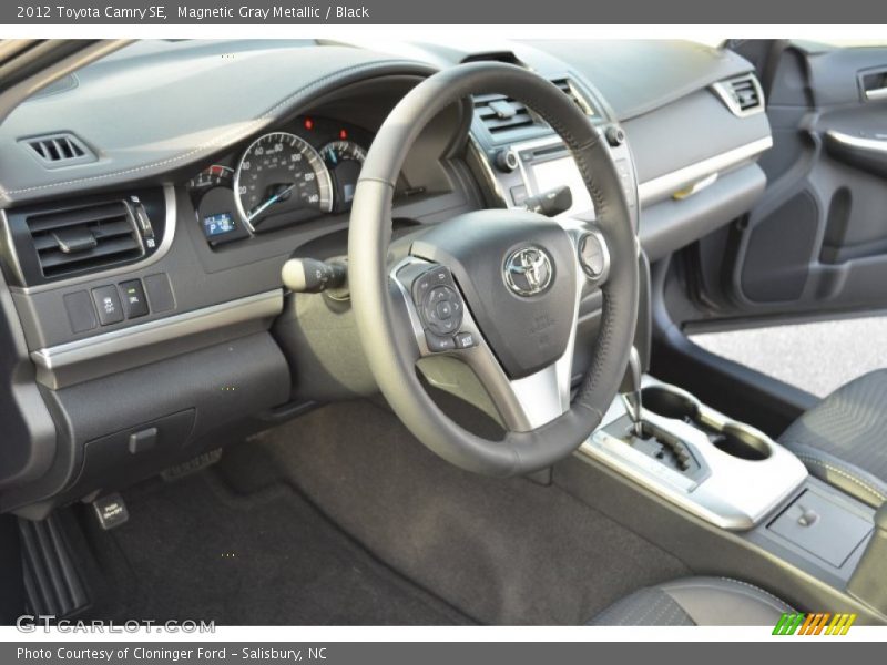 Magnetic Gray Metallic / Black 2012 Toyota Camry SE