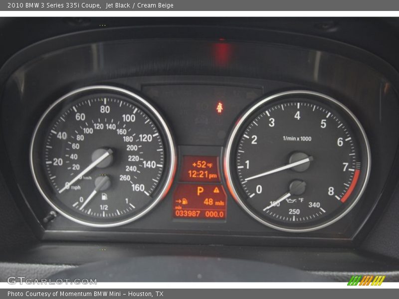Jet Black / Cream Beige 2010 BMW 3 Series 335i Coupe