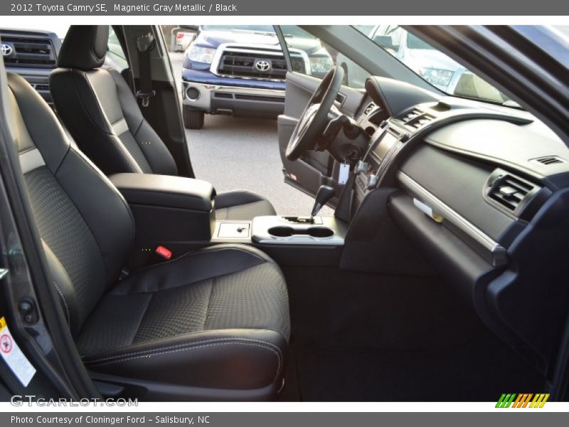 Magnetic Gray Metallic / Black 2012 Toyota Camry SE
