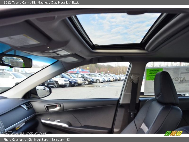 Magnetic Gray Metallic / Black 2012 Toyota Camry SE