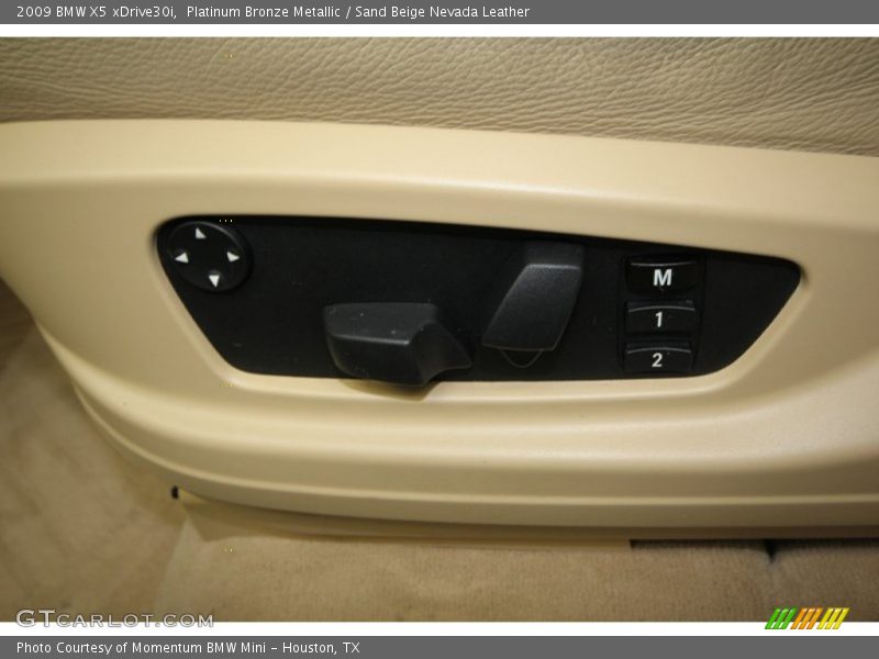 Platinum Bronze Metallic / Sand Beige Nevada Leather 2009 BMW X5 xDrive30i