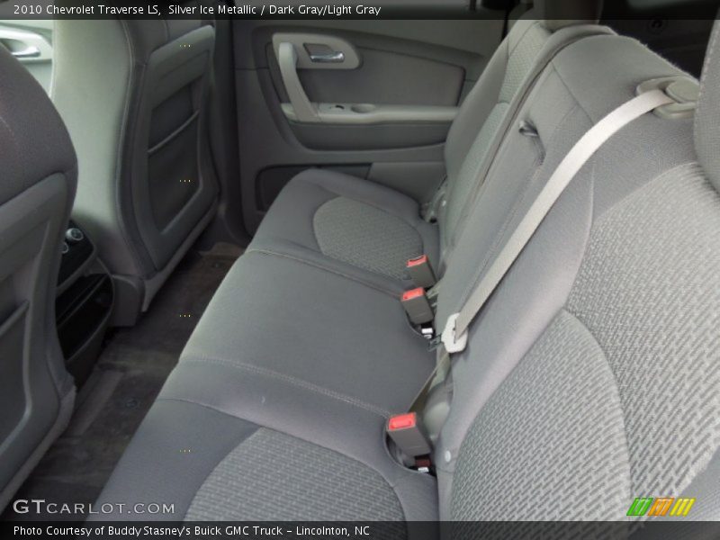 Silver Ice Metallic / Dark Gray/Light Gray 2010 Chevrolet Traverse LS