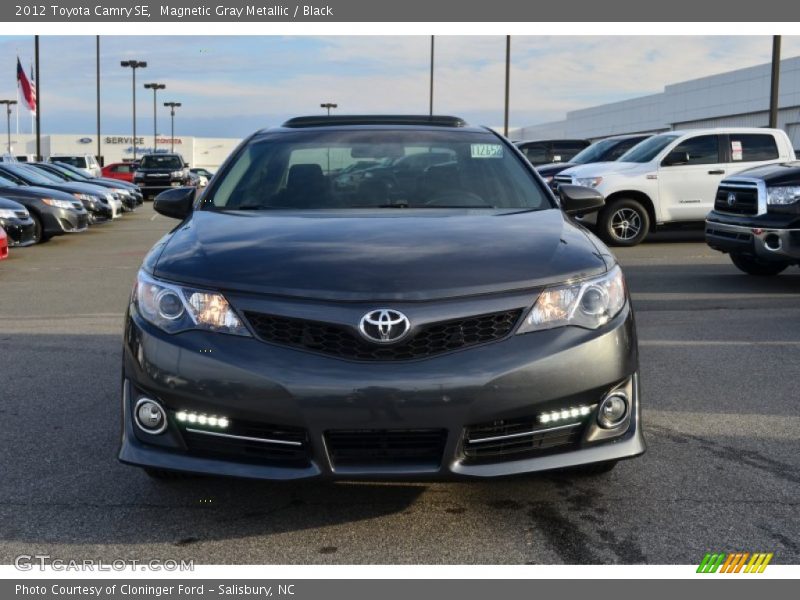 Magnetic Gray Metallic / Black 2012 Toyota Camry SE