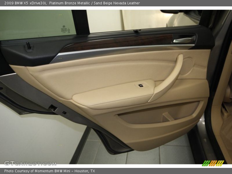 Platinum Bronze Metallic / Sand Beige Nevada Leather 2009 BMW X5 xDrive30i