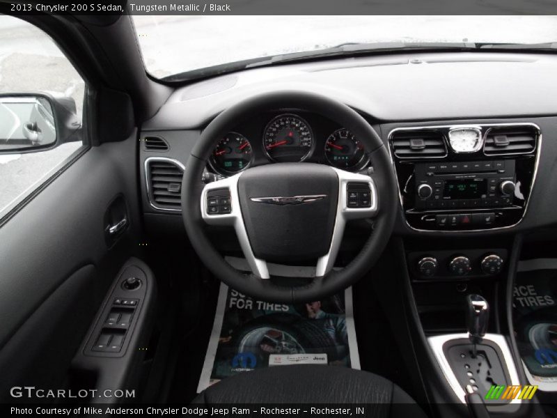 Tungsten Metallic / Black 2013 Chrysler 200 S Sedan