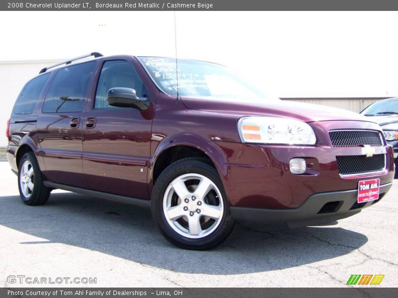 Bordeaux Red Metallic / Cashmere Beige 2008 Chevrolet Uplander LT