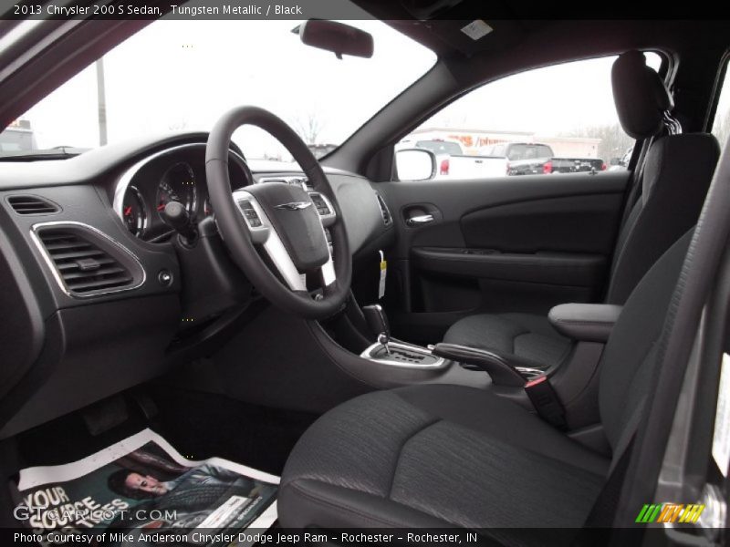 Tungsten Metallic / Black 2013 Chrysler 200 S Sedan