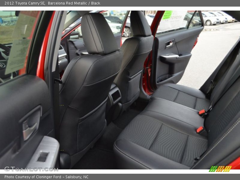 Barcelona Red Metallic / Black 2012 Toyota Camry SE