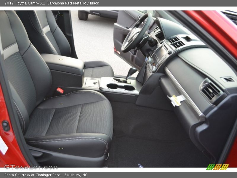 Barcelona Red Metallic / Black 2012 Toyota Camry SE