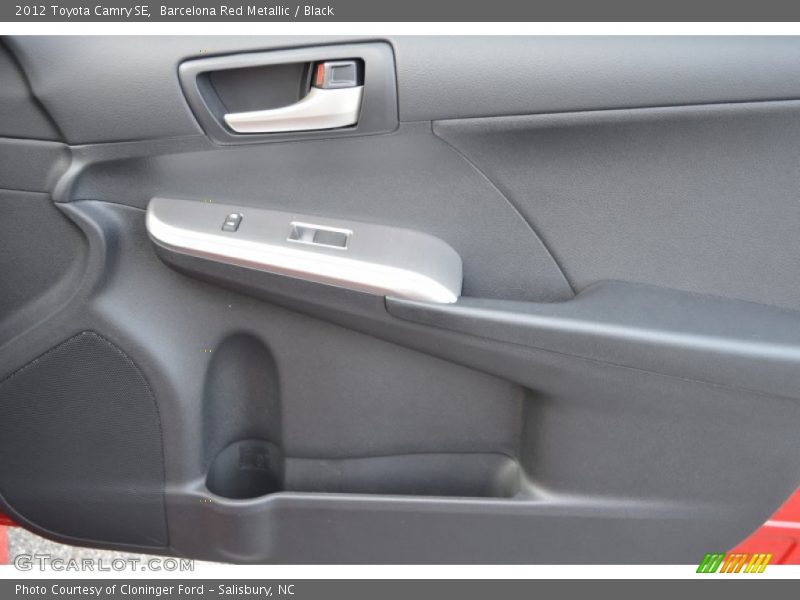 Barcelona Red Metallic / Black 2012 Toyota Camry SE