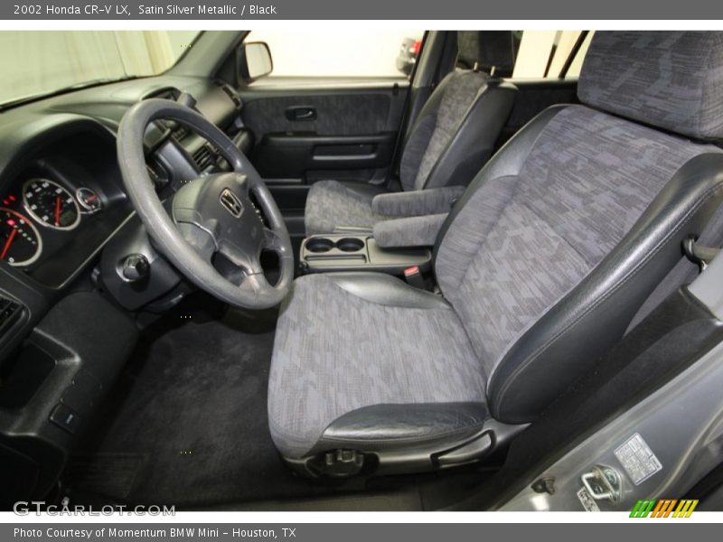 Satin Silver Metallic / Black 2002 Honda CR-V LX