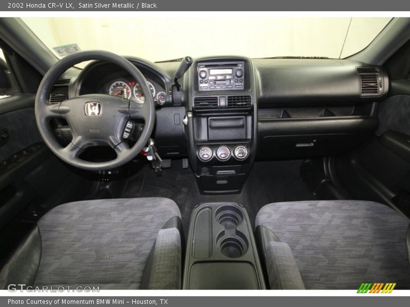 Satin Silver Metallic / Black 2002 Honda CR-V LX