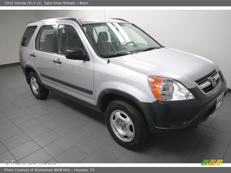Satin Silver Metallic / Black 2002 Honda CR-V LX