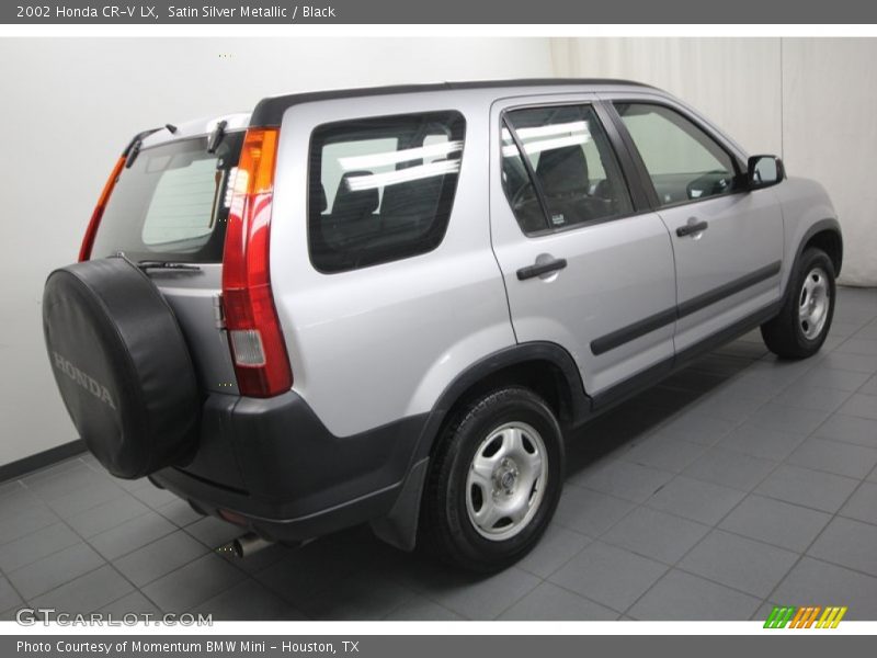 Satin Silver Metallic / Black 2002 Honda CR-V LX