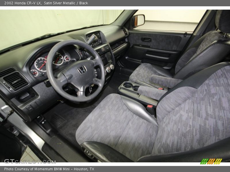 Satin Silver Metallic / Black 2002 Honda CR-V LX