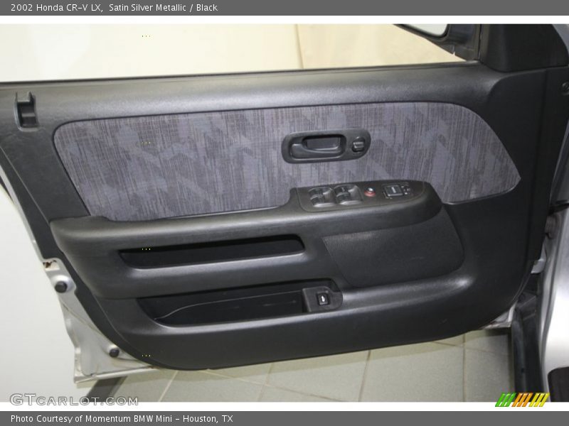 Satin Silver Metallic / Black 2002 Honda CR-V LX
