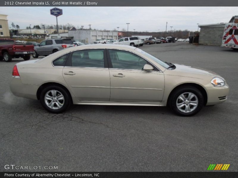 Gold Mist Metallic / Ebony 2012 Chevrolet Impala LS
