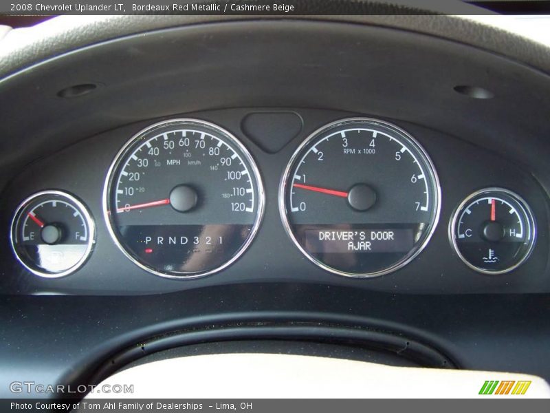 Bordeaux Red Metallic / Cashmere Beige 2008 Chevrolet Uplander LT
