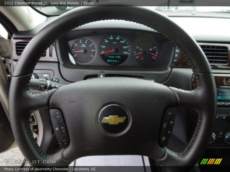 Gold Mist Metallic / Ebony 2012 Chevrolet Impala LS