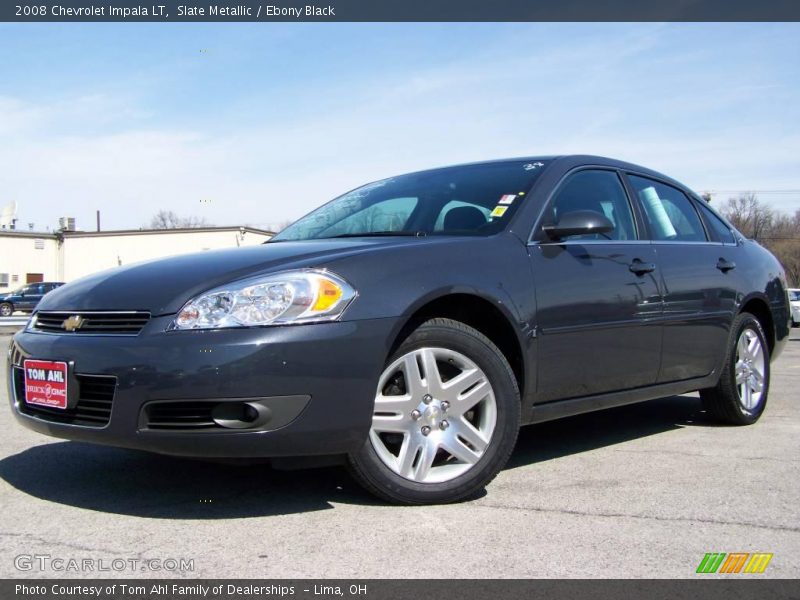 Slate Metallic / Ebony Black 2008 Chevrolet Impala LT