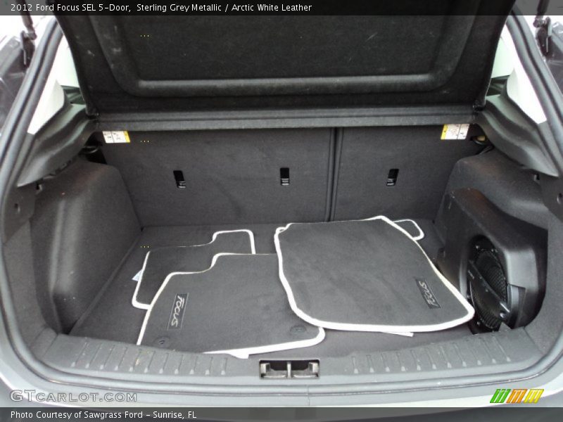 Sterling Grey Metallic / Arctic White Leather 2012 Ford Focus SEL 5-Door