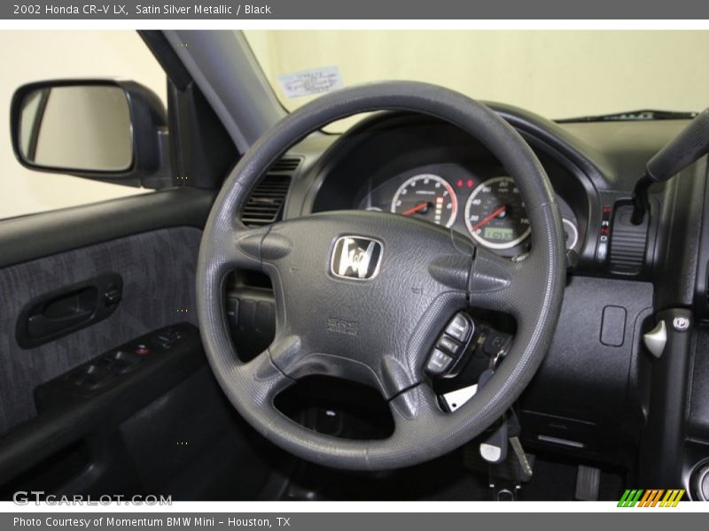 Satin Silver Metallic / Black 2002 Honda CR-V LX