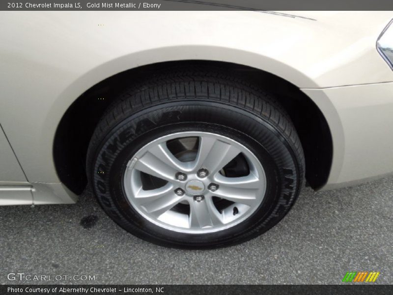 Gold Mist Metallic / Ebony 2012 Chevrolet Impala LS