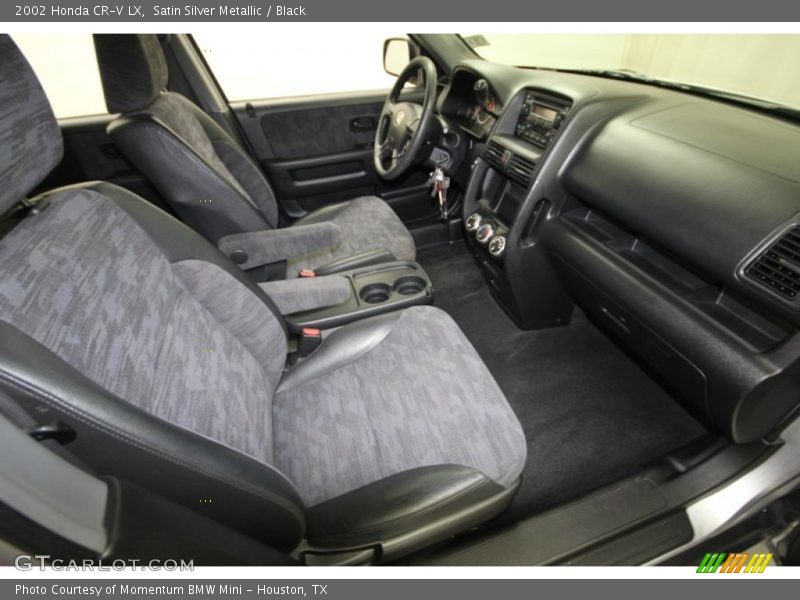 Satin Silver Metallic / Black 2002 Honda CR-V LX