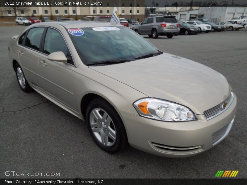 Gold Mist Metallic / Ebony 2012 Chevrolet Impala LT