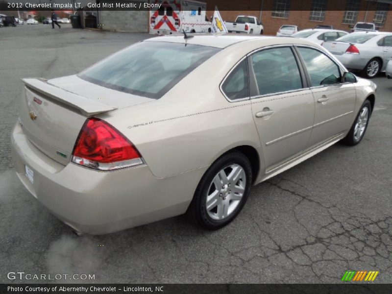 Gold Mist Metallic / Ebony 2012 Chevrolet Impala LT