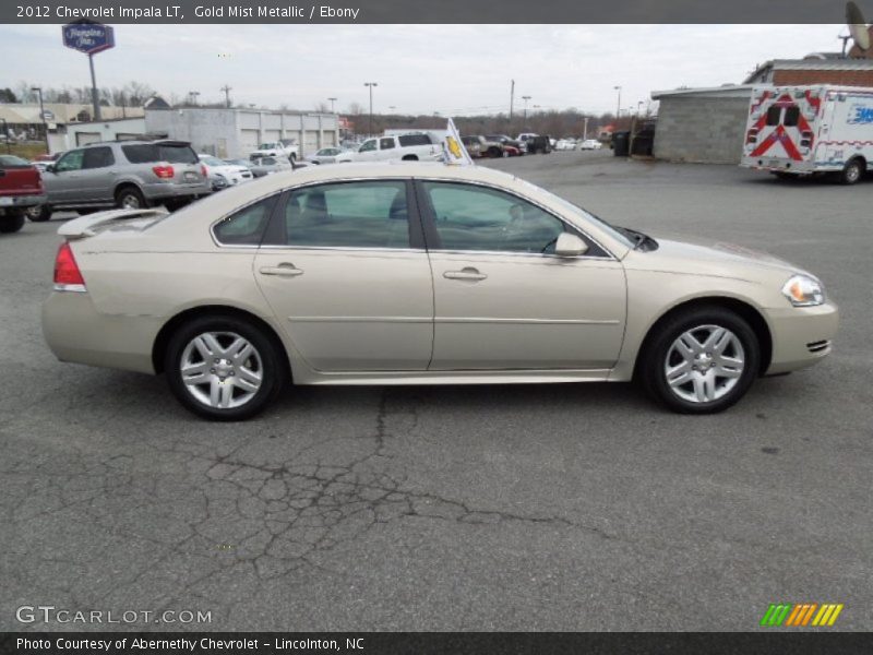 Gold Mist Metallic / Ebony 2012 Chevrolet Impala LT