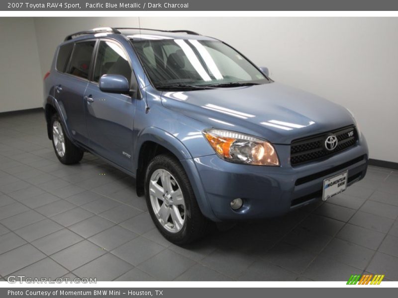 Pacific Blue Metallic / Dark Charcoal 2007 Toyota RAV4 Sport