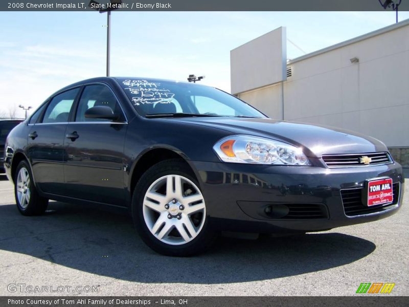 Slate Metallic / Ebony Black 2008 Chevrolet Impala LT
