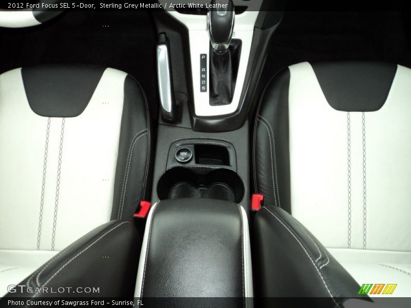 Sterling Grey Metallic / Arctic White Leather 2012 Ford Focus SEL 5-Door